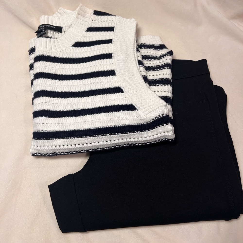 Knit Tank and J Crew Dress Pants
